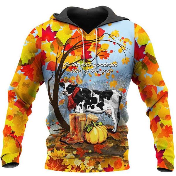 men's hoodies & sweatshirts fashionable long sleeve autumn leaves and cows 3d printed harajuku street zip hoodie men's/ladies casu, Black
men's hoodies & sweatshirts fashionable long sleeve autumn leaves and cows 3d printed harajuku street zip hoodie men's/ladies casu, Black