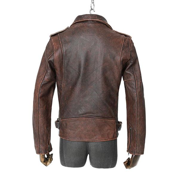men's leather & faux vintage 2021 brown motorcycle style genuine jacket men plus size 4xl real natural cowhide autumn slim fit biker�, Black
men's leather & faux vintage 2021 brown motorcycle style genuine jacket men plus size 4xl real natural cowhide autumn slim fit biker�, Black