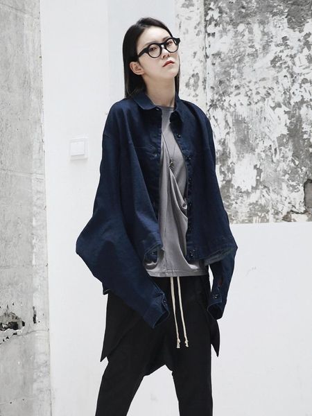women's trench coats autumn bat sleeve design long-sleeved denim jacket fashionable 0910, Tan;black
women's trench coats autumn bat sleeve design long-sleeved denim jacket fashionable 0910, Tan;black