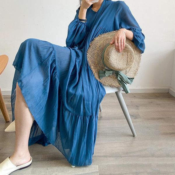 fashion pure color summer maxi vestidos vintage sleeve v-neck loose style boho vacation women long dress casual dresses, Black;gray
fashion pure color summer maxi vestidos vintage sleeve v-neck loose style boho vacation women long dress casual dresses, Black;gray