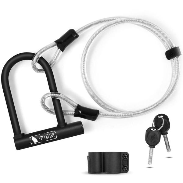 bike locks west biking bicycle cable lock wheel anti-theft mtb motorcycle cycling with two key accessories
bike locks west biking bicycle cable lock wheel anti-theft mtb motorcycle cycling with two key accessories