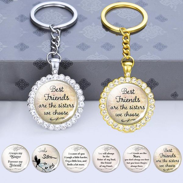 keychains friendship jewelry friends good sisters letters rhinestone pendant keychain gifts, Silver
keychains friendship jewelry friends good sisters letters rhinestone pendant keychain gifts, Silver