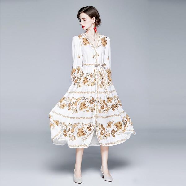 spring/summer fashion beige print mid-length girl dress court style over the knee v-neck a-line casual dresses, Black;gray
spring/summer fashion beige print mid-length girl dress court style over the knee v-neck a-line casual dresses, Black;gray