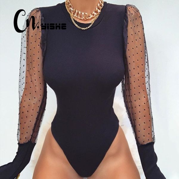 cnyishe winter modern office lady bodysuit women fashion long sleeve mesh dot print streetwear jumpsuits skinny slim romper 210401, Black;white
cnyishe winter modern office lady bodysuit women fashion long sleeve mesh dot print streetwear jumpsuits skinny slim romper 210401, Black;white
