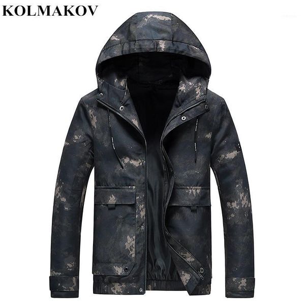 men's jackets kolmakov 2021 spring and coats camouflage short hooded jacket for man casual outerwear m-4xl, Black;brown
men's jackets kolmakov 2021 spring and coats camouflage short hooded jacket for man casual outerwear m-4xl, Black;brown