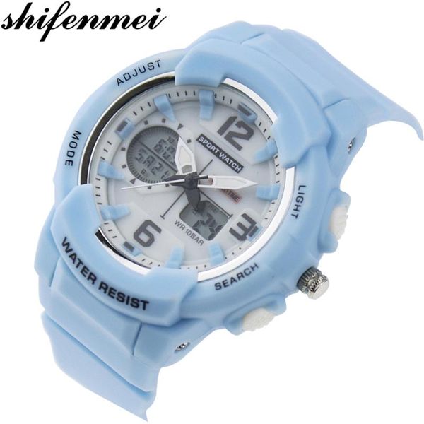 shifenmei sports women watch led digital quartz watches fashion casual multifunction waterproof wristwatches relogio feminino, Slivery;brown
shifenmei sports women watch led digital quartz watches fashion casual multifunction waterproof wristwatches relogio feminino, Slivery;brown