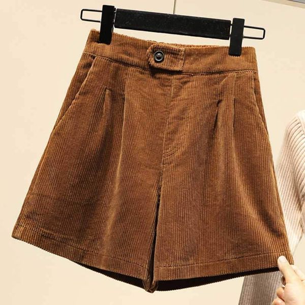 women's shorts 5xl plus size vintage loose corduroy high waist women autumn winter casual short femme trousers c7678, White;black
women's shorts 5xl plus size vintage loose corduroy high waist women autumn winter casual short femme trousers c7678, White;black