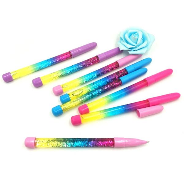 gel pens colorful sequins liquid quicksand ink pen magic wand fairy stationery gift school office supplies
gel pens colorful sequins liquid quicksand ink pen magic wand fairy stationery gift school office supplies