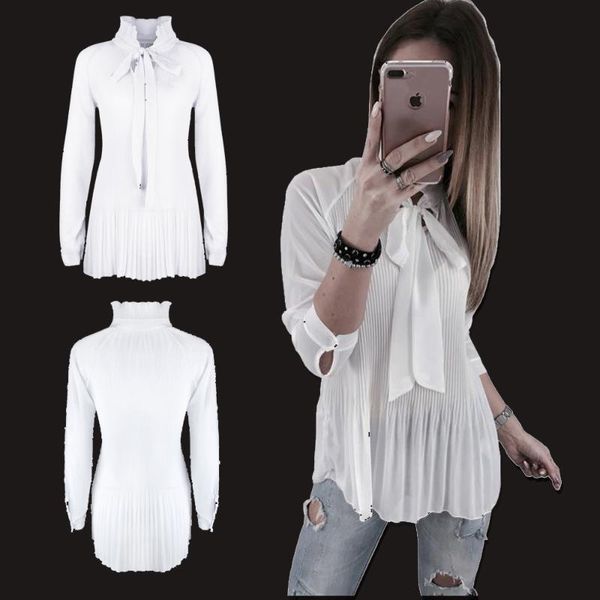 women's blouses & shirts white long sleeve women korean loose chiffon blouse shirt casual and bow tie shirt2021
women's blouses & shirts white long sleeve women korean loose chiffon blouse shirt casual and bow tie shirt2021