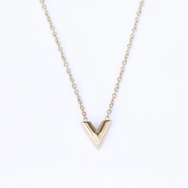 pendant necklace designer fashion jewelry choker charm titanium steel gold love v lady ring bracelet women wedding gift pendants necklaces c, Silver
pendant necklace designer fashion jewelry choker charm titanium steel gold love v lady ring bracelet women wedding gift pendants necklaces c, Silver
