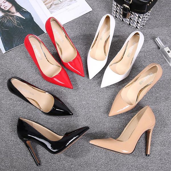 high heels stiletto pointed shallow mouth professional work shoes fashion solid color single dress, Black
high heels stiletto pointed shallow mouth professional work shoes fashion solid color single dress, Black