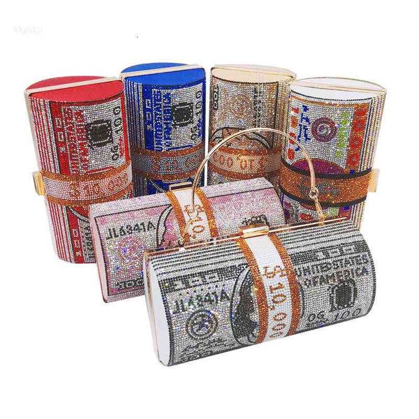 women diamond cylinder shoulder lady fashion crystal evening mini clutch bag femal messenger bags barrel-shaped handbags
women diamond cylinder shoulder lady fashion crystal evening mini clutch bag femal messenger bags barrel-shaped handbags