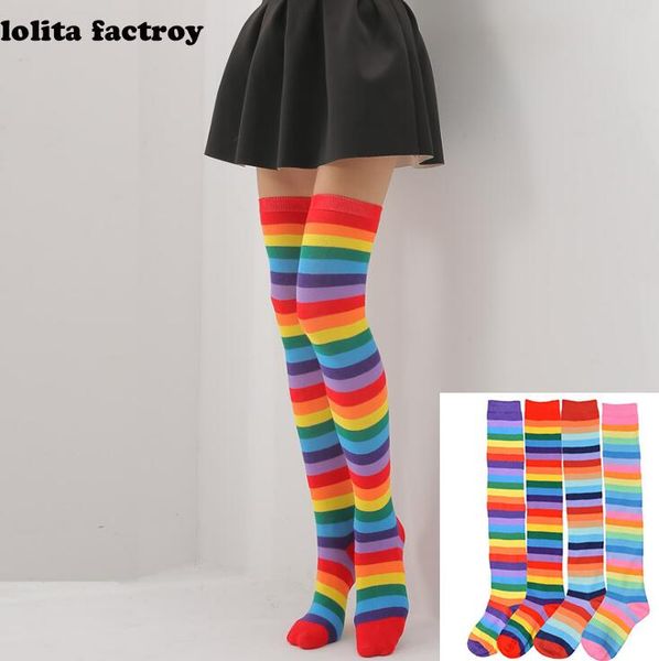 socks & hosiery rainbow stripes long women girls kawaii lolita cotton striped thigh high stocking anime strip zebra cosplay over knee, Black;white
socks & hosiery rainbow stripes long women girls kawaii lolita cotton striped thigh high stocking anime strip zebra cosplay over knee, Black;white
