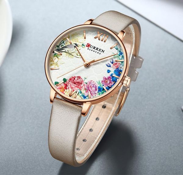 wristwatches 2021 curren women watches bracelet ladies watch fashion casual leather quartz wristwatch flower dial clock relogio feminino, Slivery;brown
wristwatches 2021 curren women watches bracelet ladies watch fashion casual leather quartz wristwatch flower dial clock relogio feminino, Slivery;brown
