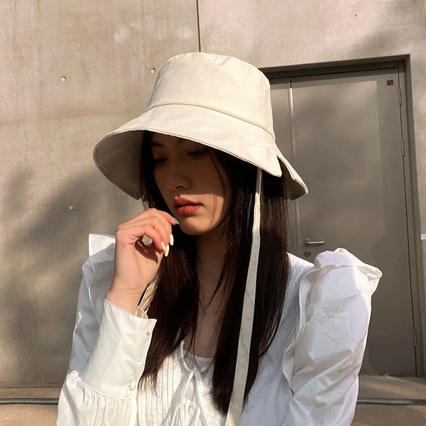 2021 korean versatile lace up with big eaves fisherman's hat women's spring and summer sun protection hat windbreak basin hat, Blue;gray
2021 korean versatile lace up with big eaves fisherman's hat women's spring and summer sun protection hat windbreak basin hat, Blue;gray