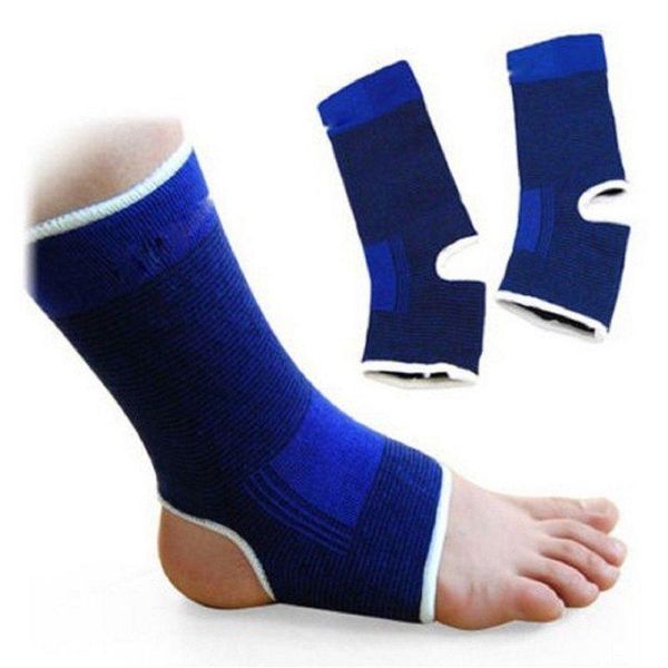 ankle support a pair elastic brace compression wrap sleeve bandage sports relief pain gym fitness foot protective gear, Blue;black
ankle support a pair elastic brace compression wrap sleeve bandage sports relief pain gym fitness foot protective gear, Blue;black