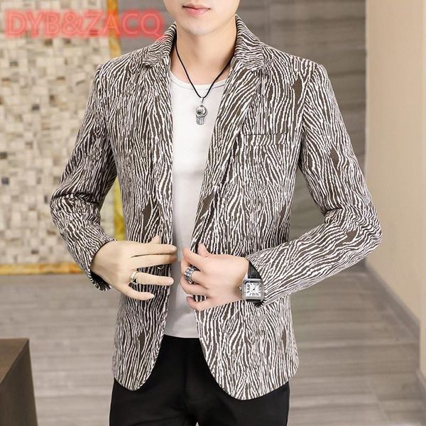 men's suits & blazers woolen suit coat 2021 autumn/winter stripe fashion trend slim british style with thick casual 3xl, White;black
men's suits & blazers woolen suit coat 2021 autumn/winter stripe fashion trend slim british style with thick casual 3xl, White;black