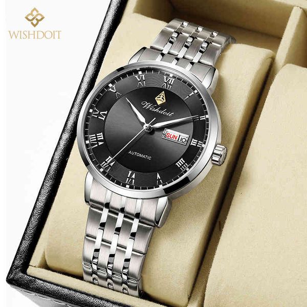 doit brand luxury watches men automatic mechanical calendar week lighting-proof waterproof business, Slivery;brown
doit brand luxury watches men automatic mechanical calendar week lighting-proof waterproof business, Slivery;brown