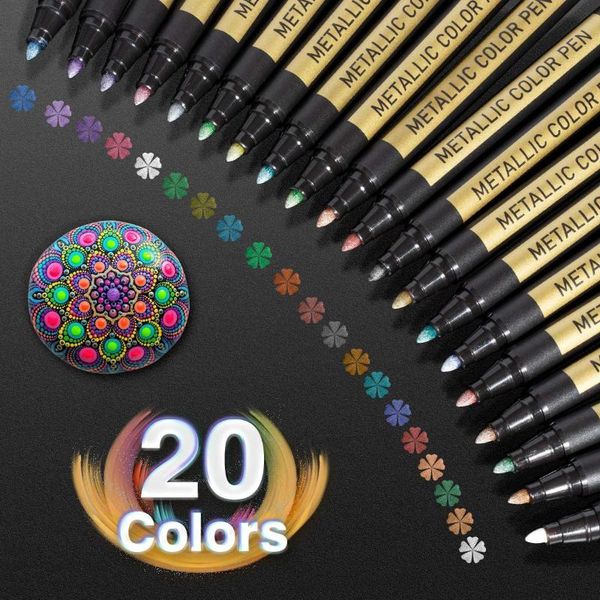 gift sets 10/20 color metallic paint marker pen diy po hand account children water-based fluorescent kid set art dedicated
gift sets 10/20 color metallic paint marker pen diy po hand account children water-based fluorescent kid set art dedicated
