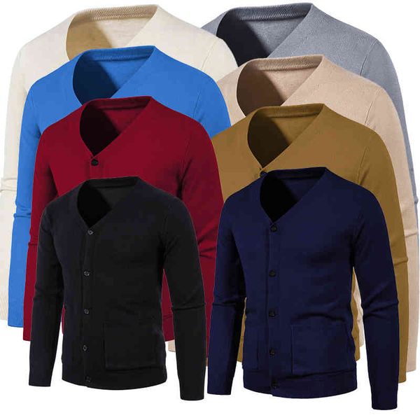 2021 mens fashion cardigan casual long sve knit sweater solid color hombre coats wool sweater, Black;white
2021 mens fashion cardigan casual long sve knit sweater solid color hombre coats wool sweater, Black;white