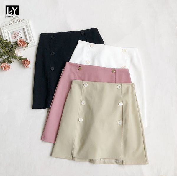 suits summer women fashion solid double-breasted a-line casual sweet high waist slim skirts female, Black
suits summer women fashion solid double-breasted a-line casual sweet high waist slim skirts female, Black