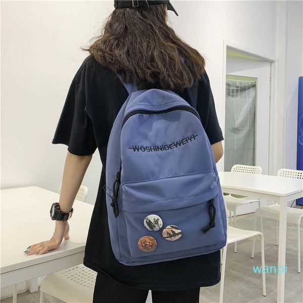 designer-backpack dcimor solid color waterproof nylon women female large capacity english embroidered schoolbag for teenage girls mochila
designer-backpack dcimor solid color waterproof nylon women female large capacity english embroidered schoolbag for teenage girls mochila