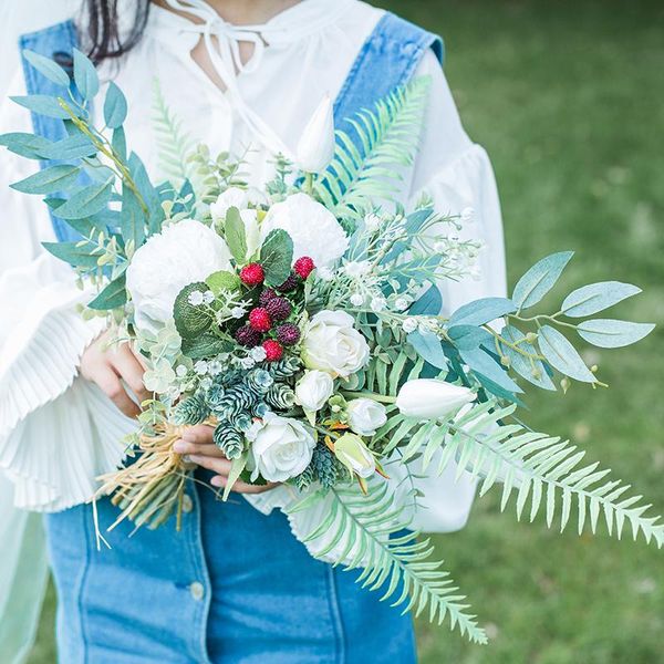 wedding flowers sesthfar green white red bridal bouquet european french country style rose peony bride forest 2021
wedding flowers sesthfar green white red bridal bouquet european french country style rose peony bride forest 2021