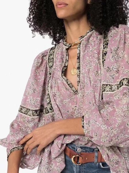 women's blouses & shirts 2021 summer bohemianl violette print cotton blouse tassel v-neck fashion casual loose style oversized, White
women's blouses & shirts 2021 summer bohemianl violette print cotton blouse tassel v-neck fashion casual loose style oversized, White