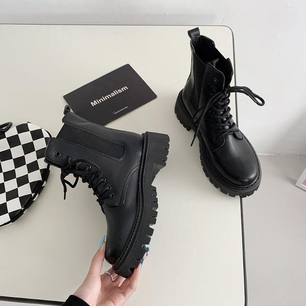 boots women's shoes spring and autumn 2021 thick-soled wild thin short ladies, Black
boots women's shoes spring and autumn 2021 thick-soled wild thin short ladies, Black
