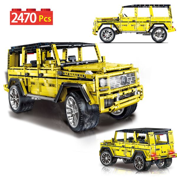 2470pcs City Off-Road Yellow Vehicle Model Building Blocks Technical SUV Racing Car MOC Creator Bricks Toys for Children Boys
2470pcs City Off-Road Yellow Vehicle Model Building Blocks Technical SUV Racing Car MOC Creator Bricks Toys for Children Boys