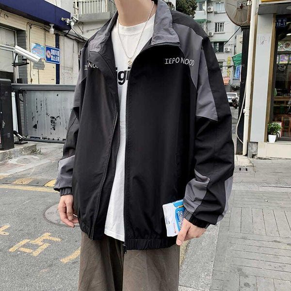 men's jackets japan sports jacket for men autumn korean trend color contrast coats casual handsome student loose lovers versatile top, Black;brown
men's jackets japan sports jacket for men autumn korean trend color contrast coats casual handsome student loose lovers versatile top, Black;brown