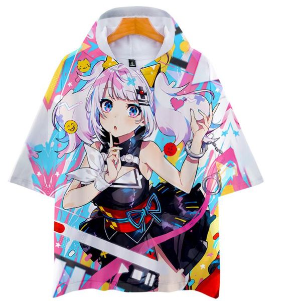 men's t-shirts kaguya hooded 3d prints women/men fashion summer short sleeve tshirt streetwear clothes, White;black
men's t-shirts kaguya hooded 3d prints women/men fashion summer short sleeve tshirt streetwear clothes, White;black