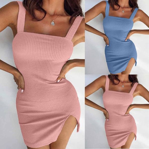 casual dresses bodycon mini dress for women summer 2021 party nightclub slim solid square collarskirt tail splited camisole, Black;gray
casual dresses bodycon mini dress for women summer 2021 party nightclub slim solid square collarskirt tail splited camisole, Black;gray