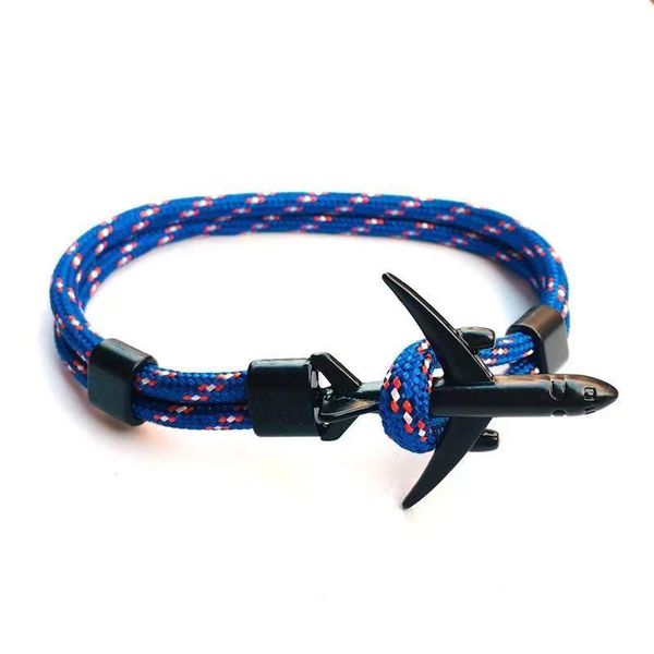 beaded, strands men's bracelet creative black aircraft anchor survival hand woven rope lovers lady
beaded, strands men's bracelet creative black aircraft anchor survival hand woven rope lovers lady