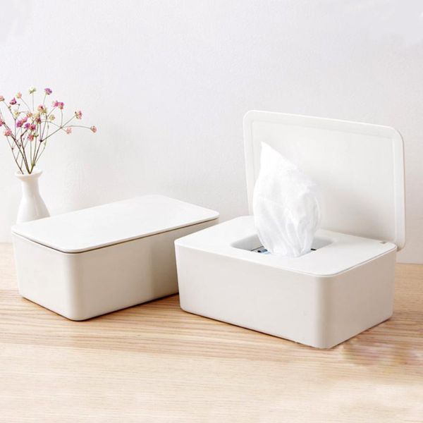 tissue boxes & napkins plastic wet wipes dispenser dustproof storage box holder with lid extraction type
tissue boxes & napkins plastic wet wipes dispenser dustproof storage box holder with lid extraction type