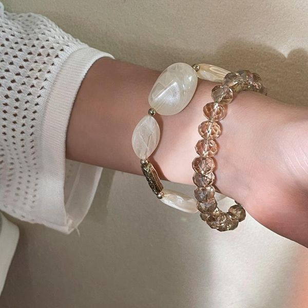charm bracelets u-magical exaggerated irregular crystal beaded bracelet for women statement white resin gold metal party jewelry, Golden;silver
charm bracelets u-magical exaggerated irregular crystal beaded bracelet for women statement white resin gold metal party jewelry, Golden;silver