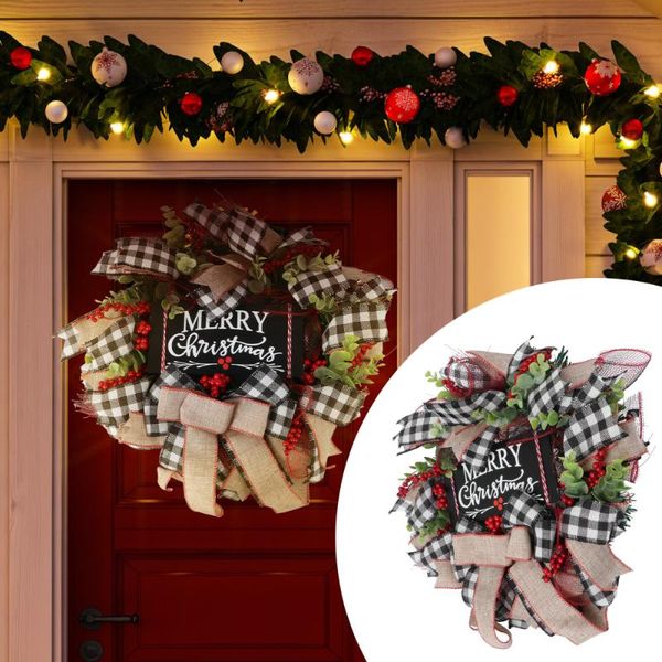 1pc wreath holiday realistic festival simulation lovely hanging pendant bow red berry adornment garland door ornament for decorative flowers
1pc wreath holiday realistic festival simulation lovely hanging pendant bow red berry adornment garland door ornament for decorative flowers