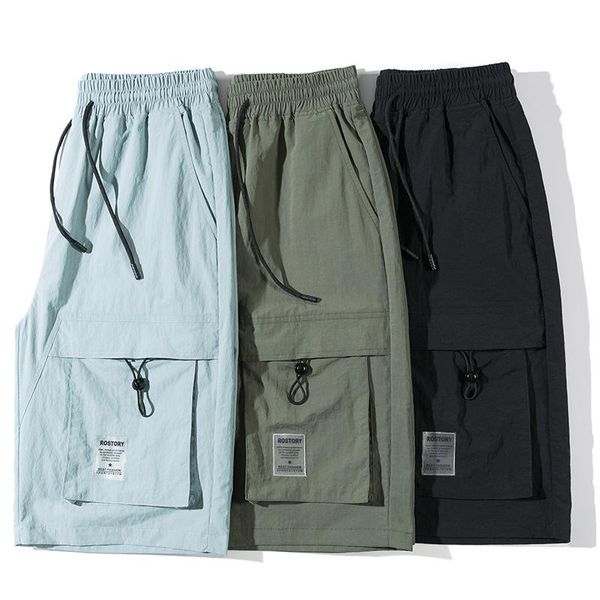 men's summer casual youth fashion trend wild loose solid color simple personality five-point overalls shorts m, White;black
men's summer casual youth fashion trend wild loose solid color simple personality five-point overalls shorts m, White;black