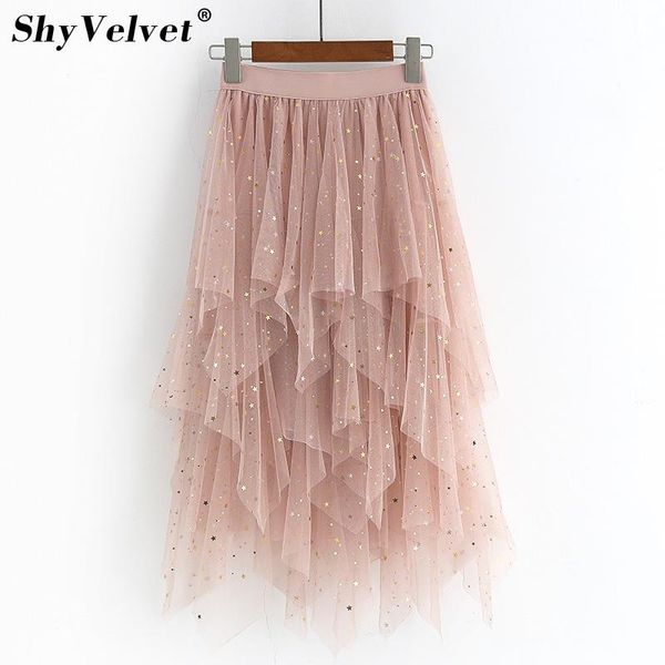 skirts irregular tulle skirt fairy stars sequined starry layered mesh long stretch high waist shine tutu pink gray black
skirts irregular tulle skirt fairy stars sequined starry layered mesh long stretch high waist shine tutu pink gray black