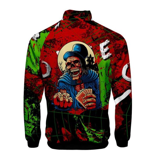 men's hoodies & sweatshirts 2021 halloween horrible men jacket women stand collar zippeer jackets outwear teenager boys girls cartoon a, Black
men's hoodies & sweatshirts 2021 halloween horrible men jacket women stand collar zippeer jackets outwear teenager boys girls cartoon a, Black