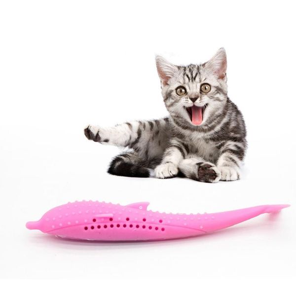 cat fish shape toothbrush with catnip pet eco-friendly silicone molar stick teeth cleaning cats toy toys
cat fish shape toothbrush with catnip pet eco-friendly silicone molar stick teeth cleaning cats toy toys
