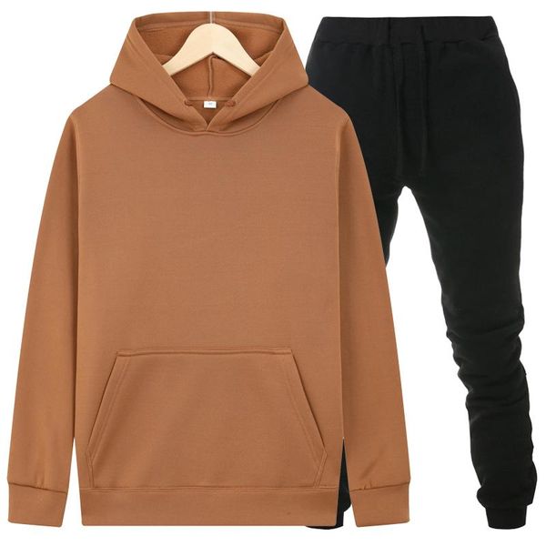 men's hoodies & sweatshirts 16 colors autumn winter set hoodies+pants suit hooded sweatshirt sweatpants men women hoodie sportswear pul, Black
men's hoodies & sweatshirts 16 colors autumn winter set hoodies+pants suit hooded sweatshirt sweatpants men women hoodie sportswear pul, Black
