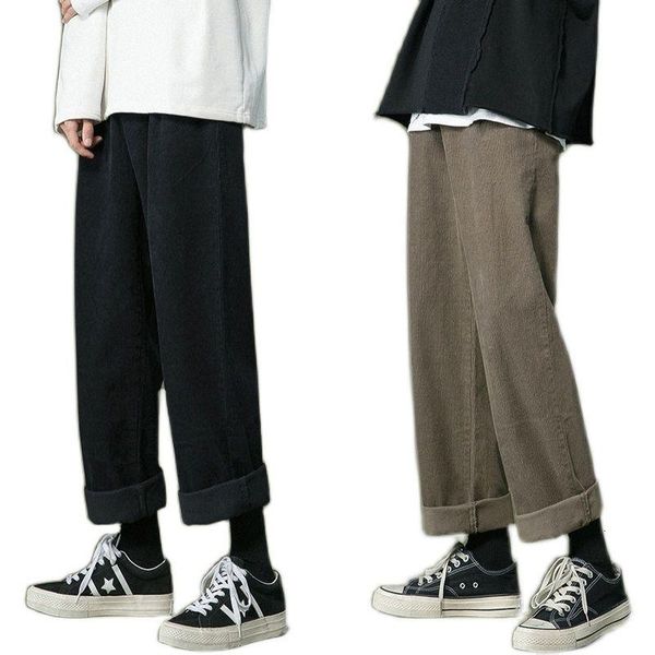 hip-hop straight trousers mens m-2xl autumn cotton corduroy pants men's fashion retro casual wide-leg men streetwear loose, Black
hip-hop straight trousers mens m-2xl autumn cotton corduroy pants men's fashion retro casual wide-leg men streetwear loose, Black