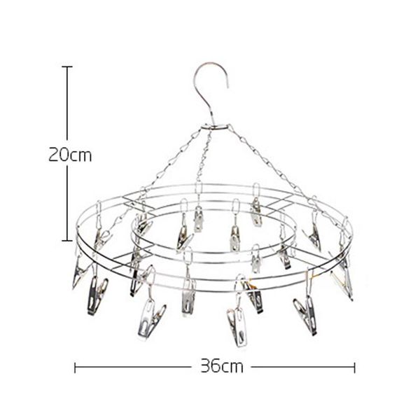 laundry bags multi function practical stainless steel 20 clip hanging socks bra drying rack for socks, underwear
laundry bags multi function practical stainless steel 20 clip hanging socks bra drying rack for socks, underwear
