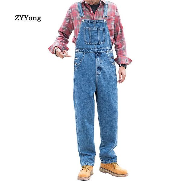 bib overalls for man suspender pants men's jeans jumpsuits high street distressed 2021 fashion denim male plus size s-3xl, Blue
bib overalls for man suspender pants men's jeans jumpsuits high street distressed 2021 fashion denim male plus size s-3xl, Blue