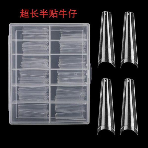 lengthened fake nails 120 pcs pp boxed denim nail extension patch ballet sheet false, Red;gold
lengthened fake nails 120 pcs pp boxed denim nail extension patch ballet sheet false, Red;gold
