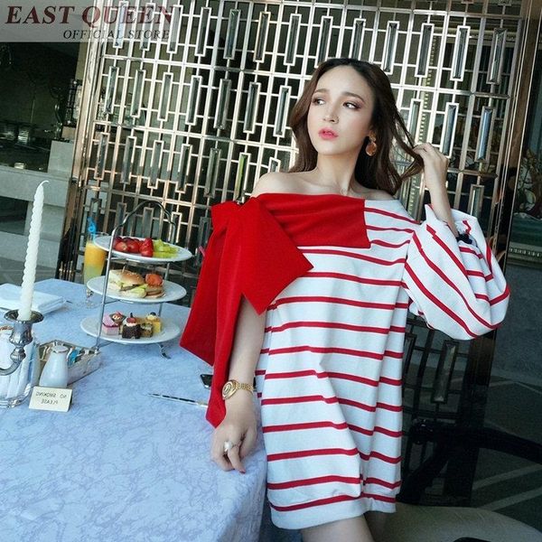 casual dresses women dress slash neck mini style full striped flare sleeve loose summer off shoulder dd578 l, Black;gray
casual dresses women dress slash neck mini style full striped flare sleeve loose summer off shoulder dd578 l, Black;gray