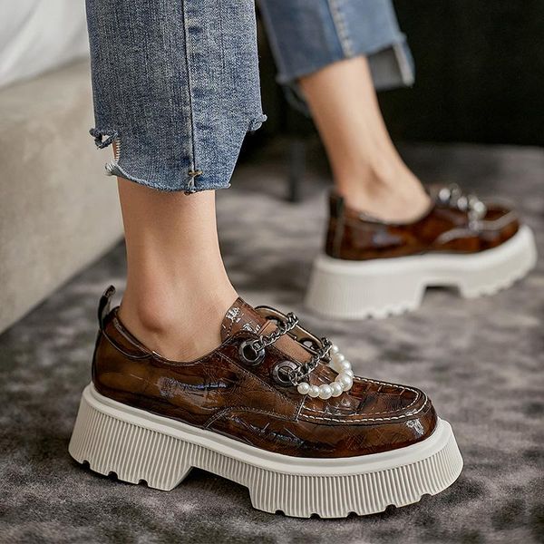 dress shoes 2021 leather platform deep mouth single shoes, vintage pearl women's boots, square tip, Black
dress shoes 2021 leather platform deep mouth single shoes, vintage pearl women's boots, square tip, Black