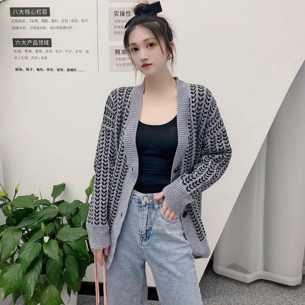 women's knits & tees cardigan oversized sweater coat long sleeve v-neck knit women autumn winter jumper, White
women's knits & tees cardigan oversized sweater coat long sleeve v-neck knit women autumn winter jumper, White