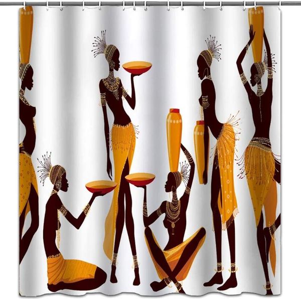 african shower curtains afro theme cloth fabric curtain sets bathroom decor with hooks waterproof washable
african shower curtains afro theme cloth fabric curtain sets bathroom decor with hooks waterproof washable